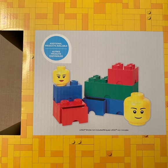 Lego Skeleton Storage Container w/Lid Halloween Spooky Skull-Large -NWT - Picture 4 of 6